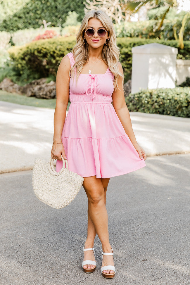 light pink summer dress